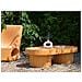 Tavolo Da Giardino Rattan Sintetico Legno Chiaro Coriano - Foto miniatura 1