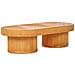 Tavolo Da Giardino Rattan Sintetico Legno Chiaro Coriano - Foto miniatura 2
