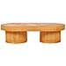 Tavolo Da Giardino Rattan Sintetico Legno Chiaro Coriano - Foto miniatura 3