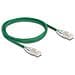 Cavo di rete RJ45 Cat. 6A maschio-maschio con chiusura curva U /FTP Slim da 1 m verde - Foto miniatura 1