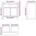 Mobile Lavabo Bagno Rovere Nero 60x30x60cm Legno Multistrato - Foto miniatura 4