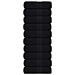 Asciugamani Per Sapone 10 Pz Neri 30x30 Cm 360 G/m 100% Cotone - Foto miniatura 1
