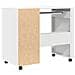 Scrivania Bianca con Cassetti Bianca MDF, Truciolare Standard - Foto miniatura 7