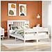 Letto Libreria senza Materasso Bianco 150x200 cm Legno di Pino - Foto miniatura 2