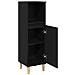 Armadio da bagno  Nero Rovere 30x30x100 cm Legno ingegnerizzato - Foto miniatura 5