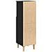 Armadio da bagno  Nero Rovere 30x30x100 cm Legno ingegnerizzato - Foto miniatura 6