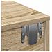 Scaffale a Parete con Cassetti Sonoma 80x33x17 cm in Truciolato - Foto miniatura 9
