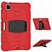 Custodia Per Tablet Ipad Pro 12.9"" 2018/2020 Con Supporto Blindata Rossa - Foto miniatura 4