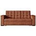 Noho Divano Letto A 3 Posti In Velluto A Coste Terracotta - Foto miniatura 5