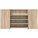Banco Reception Rovere Sonoma 200x50x103,5 cm Legno Multistrato - Foto miniatura 5
