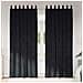 Tende con tende 2 pcs Nero 140 x 260 cm Velluto - Foto miniatura 2