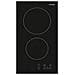 Piano Cottura Domino In Vetroceramica Nera Da 30 Cm E 3000 W - Tkdv2t - Foto miniatura 1
