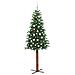 Albero di Natale snodato con 300 LED con supporto Verde 210 cm - Foto miniatura 3