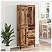 Credenza con cassetto 2 pcs Legno vecchio Legno multistrato - Foto miniatura 4