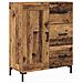 Credenza con cassetto 2 pcs Legno vecchio Legno multistrato - Foto miniatura 6