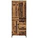 Credenza con cassetto 2 pcs Legno vecchio Legno multistrato - Foto miniatura 8