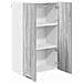 Armadio pensile con porta Riga Grigio Sonoma 60 x 31 x 100 cm - Foto miniatura 5