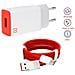 Caricabatterie Originale Da Parete Per Casa Usb Ay0520 10w + Cavo Type C Red Bulk Per 3 3t - Foto miniatura 2