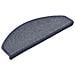 Tappetini per scale 30 pz 65x24x4 cm Grigio scuro e blu Semicircolari Grandi - Foto miniatura 2