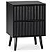 Comodino Lluvia 2 Cassetti Colore Nero - Foto miniatura 1