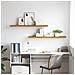 Scaffale da parete 2 pcs Beige 120 x 23,5 x 4 cm - Foto miniatura 4