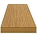 Scaffale da parete 2 pcs Beige 120 x 23,5 x 4 cm - Foto miniatura 8