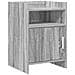 Comodini Sonoma grigio 40 x 36 x 60 cm Legno ingegnerizzato - Foto miniatura 1
