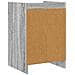 Comodini Sonoma grigio 40 x 36 x 60 cm Legno ingegnerizzato - Foto miniatura 6
