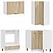 Unità Cucina LYON 8 pcs Rovere Sonoma Legno ingegnerizzato - Foto miniatura 4