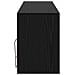 Mobile TV 100 x 34 x 50 cm Rovere Nero Legno ingegnerizzato - Foto miniatura 3