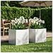 Vaso da giardino 2 pz Bianco 50 x 50 x 49 cm - Foto miniatura 2