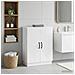 Mobiletto da Bagno HOORN Bianco Lucido 59,5 x 31 x 77 cm - Foto miniatura 2