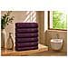 Set 6 Asciugamani Ospite 40x60 cm - Dark Purple (Prugna) - Foto miniatura 1