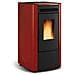 Stufa a Pellet Ketty Rivestimento in Acciaio Verniciato Potenza Termica 6.3 kW 180 m3 Riscaldabili - Foto miniatura 4