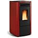 Stufa a Pellet Ketty Rivestimento in Acciaio Verniciato Potenza Termica 6.3 kW 180 m3 Riscaldabili - Foto miniatura 2