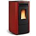 Stufa a Pellet Ketty Rivestimento in Acciaio Verniciato Potenza Termica 6.3 kW 180 m3 Riscaldabili - Foto miniatura 5
