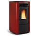 Stufa a Pellet Ketty Rivestimento in Acciaio Verniciato Potenza Termica 6.3 kW 180 m3 Riscaldabili - Foto miniatura 1