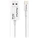 Cavo per la ricarica e il backup con 32Gb di memoria integrata. Compatibile con i dispositivi Apple con connettore Lightning - Lunghezza 1 Metro  - Foto miniatura 3