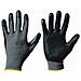 Guanti Da Lavoro In Nitrile Puntinato Tg 8-9-10 Nitrodot Nero Prodotto Ce - Foto miniatura 1