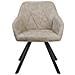 Coppia Di 2 Sedie In Tessuto Beige Monee - Foto miniatura 21