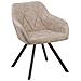 Coppia Di 2 Sedie In Tessuto Beige Monee - Foto miniatura 17