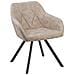 Coppia Di 2 Sedie In Tessuto Beige Monee - Foto miniatura 10