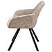 Coppia Di 2 Sedie In Tessuto Beige Monee - Foto miniatura 18