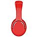 KidsBeat - Cuffie per Bambini con Filo Colore Rosso + 10 Sticker 3D  - Foto miniatura 2