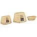 Set Ceste Per Gatti Con Cuscini 3 Pz 47x34x60 Cm Salice Naturale - Foto miniatura 7