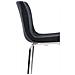 2 Sgabelli Alti HOOVER in Tessuto - Set 2 Sgabelli Bar Design H76 cm I Sedie Sgabello Ergonomiche con Schienale Nero Cromato - Foto miniatura 5