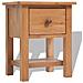 Comodini 2 Pz 36x30x47 Cm In Legno Massello Di Rovere - Foto miniatura 2