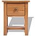 Comodini 2 Pz 36x30x47 Cm In Legno Massello Di Rovere - Foto miniatura 4