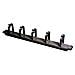19" Cable Management Panel 1U, Nero, 1 U / 19 ", 483 x 80 x 44,45 mm - Foto miniatura 1