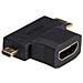 AK-AD-23 cavo di interfaccia e adattatore HDMI miniHDMI / microHDMI Nero - Foto miniatura 2